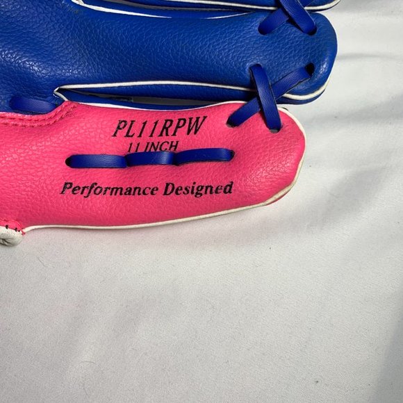 Rawlings Baseball Glove 11" Pink/Blue EUC - Picture 5 of 5